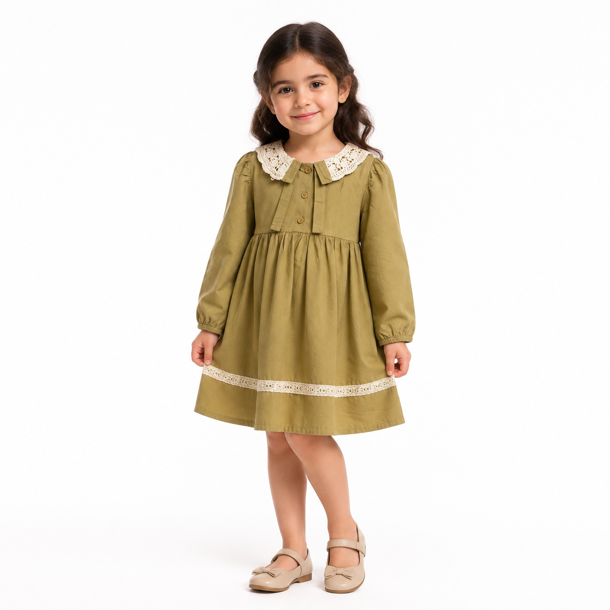 سارافون دخترانه برند وارداتی خنک و تابستانه-575